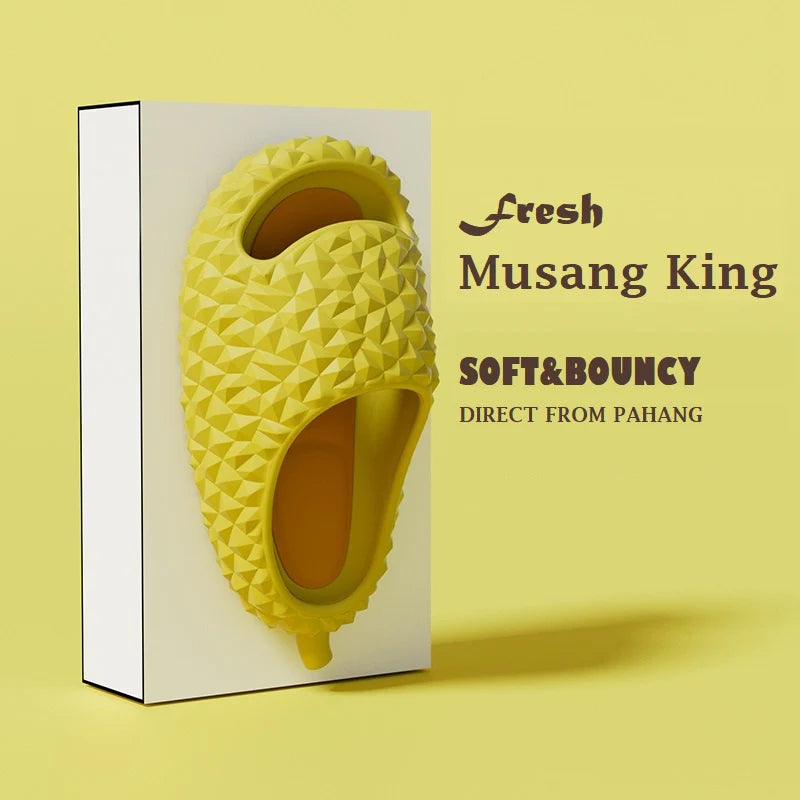 Durian Slippers, Walk Also Smell Shiok One 🍈😂